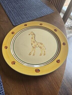 Souvenir Giraffe Plate From Zimbabwe